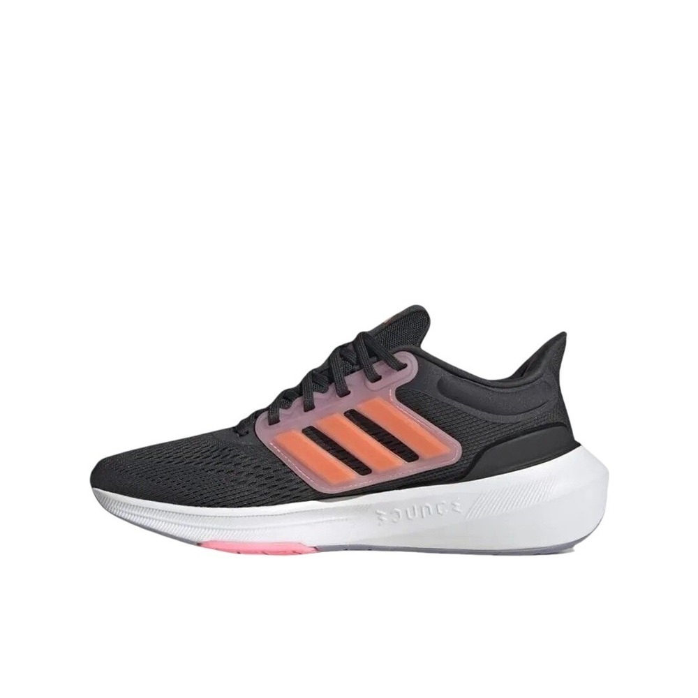 Adidas EQ21 Run Womens Running Shoes Black Orange Carbon Sneakers H00544 - Picture 3 of 5